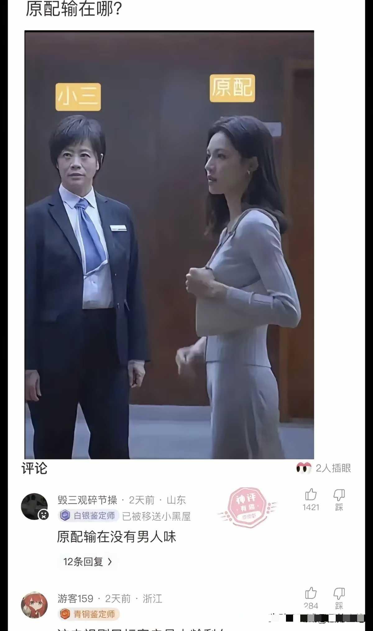 不得不说，这是年度最丑的小三，没有之一！
