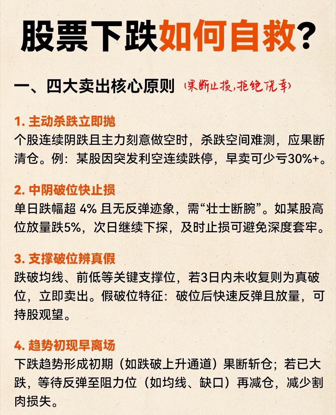 股票下跌如何自救？三大策略助你从容应对在股票投资中，市场波动难以避免，当账户