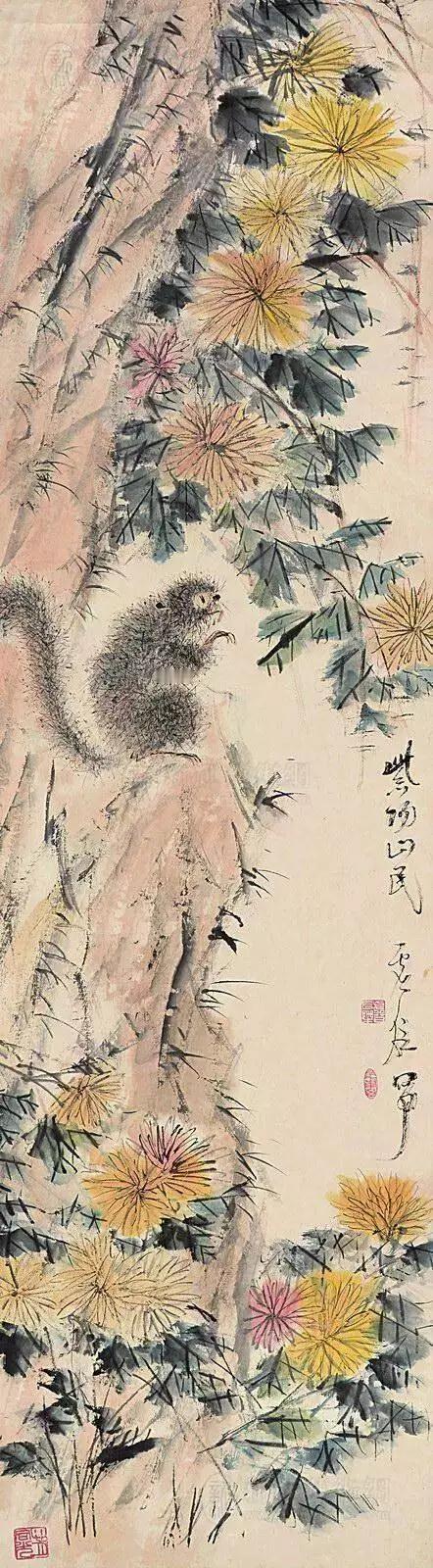 虚谷是清朝末年的著名画家，也是海上画派的代表人物，其作品具有“冷峻之风格，散发清