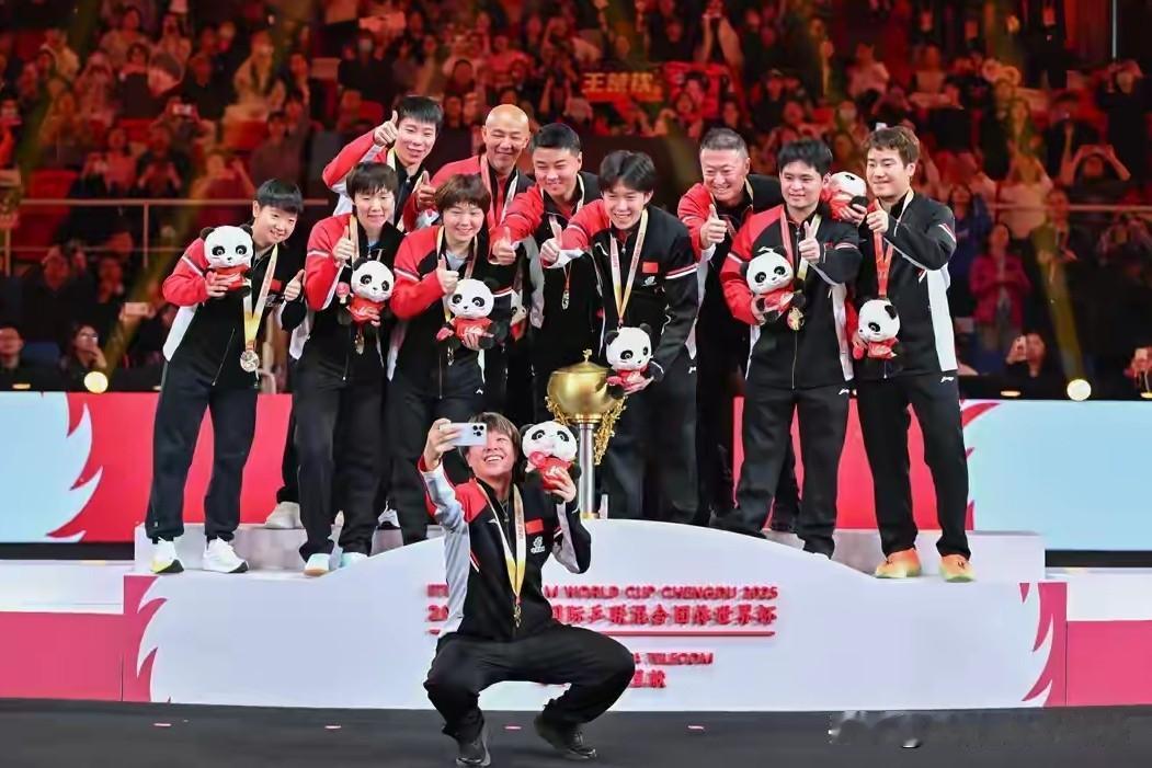 王曼昱第5，王楚钦第1，混团世界杯国乒夺冠，八位球员/贡献值/最终排名如下1