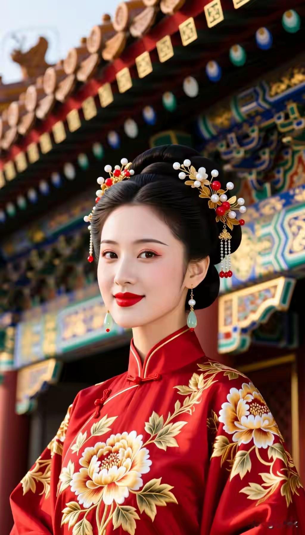 国风古韵，东方美学。旗袍佳丽，文化传承。大家闺秀，小家碧玉。身姿妙慢，曲线