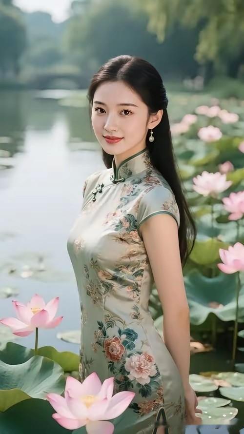 出水芙蓉，亭亭玉立。沉鱼落雁，闭月羞花。冰肌玉骨，明眸皓齿。艳若桃花，婀娜