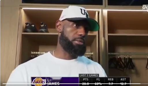 詹姆斯跟太阳赛后谈到现在他在球队的角色。詹姆斯说：”我不得不重新回到过去我习惯的