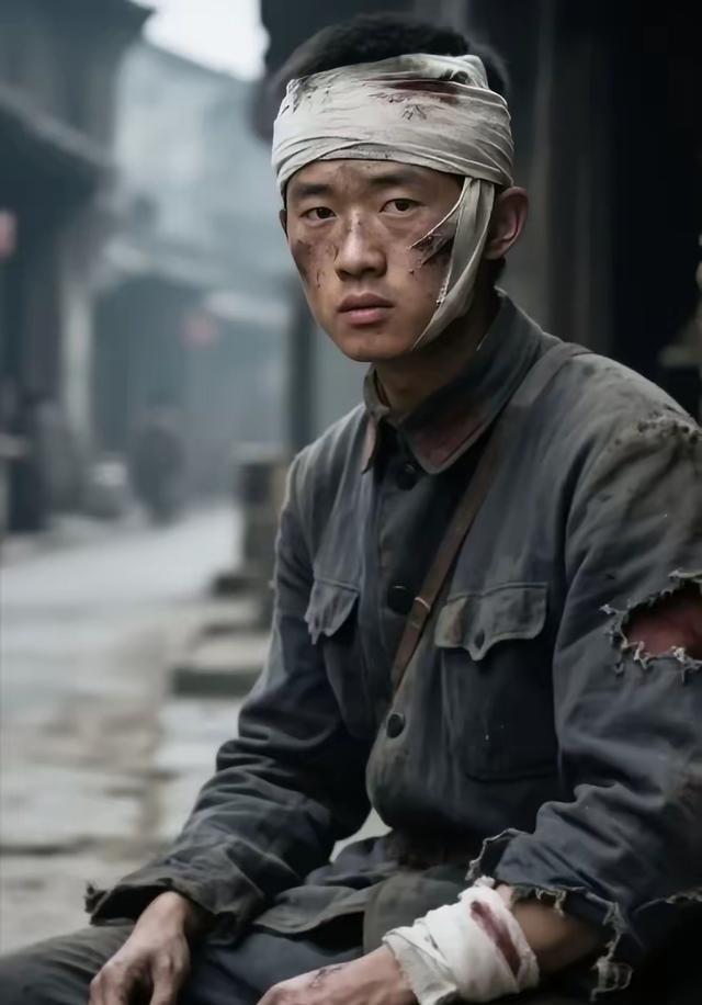 1937年，西路军伤员刘克先正在街边讨饭，一个国民党士兵走了过来，上下打量