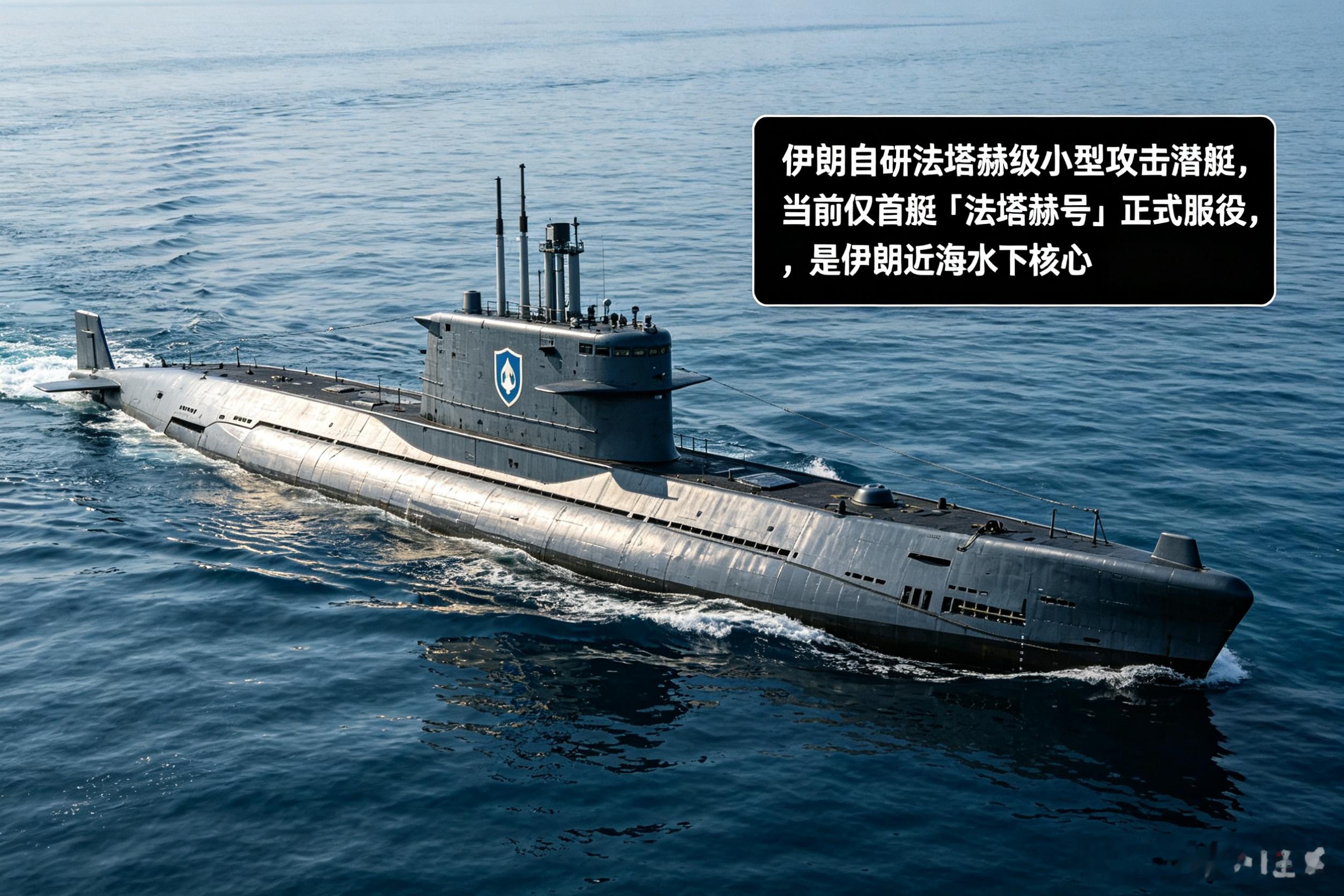 伊朗法塔赫级国产AIP潜艇，600吨近海水下利器今天给大家拆解伊朗自研的法塔赫级