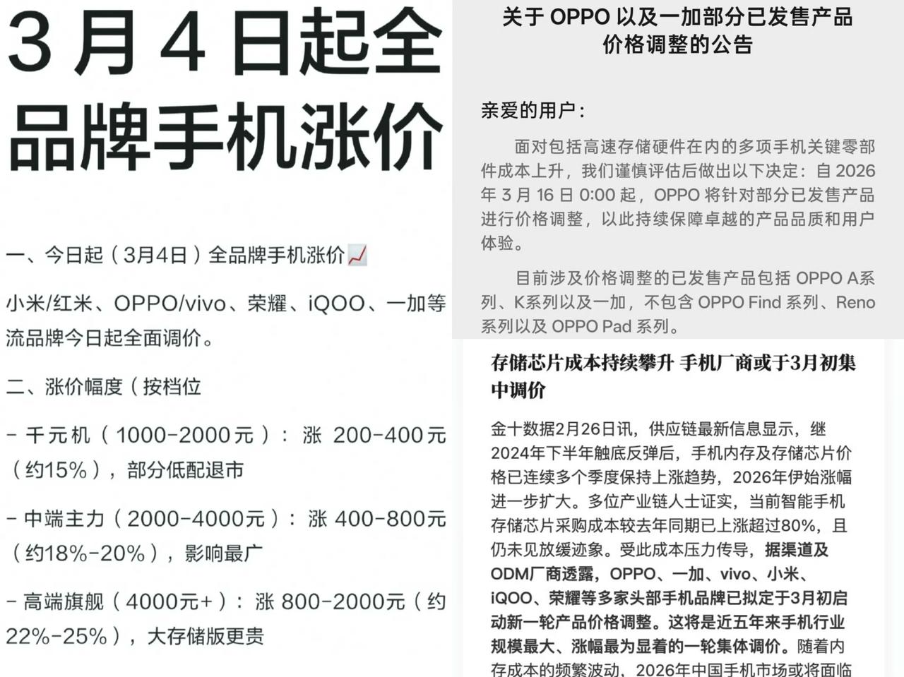 推给今年想换手机的，能帮一个是一个！机圈涨价潮天天在听，即便OPPO提前发调