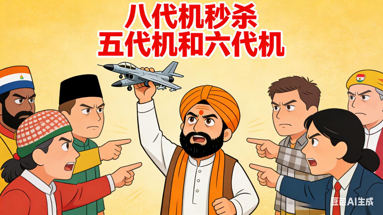 阿三：颤抖吧，阿中！阿中：颤啥抖啥？阿三：你们家不是很牛吗？不是有五代机