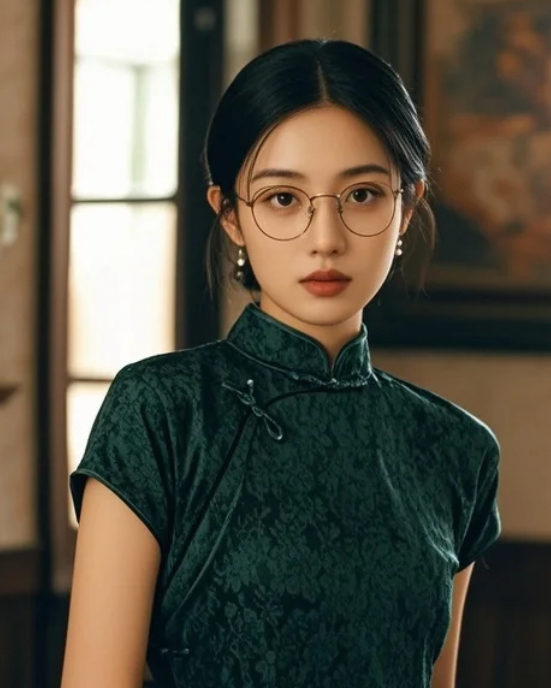 厚涂质感+真实光影＝她美得不像真人，而是画中妖