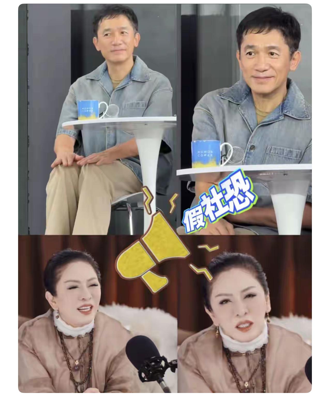 向太在综艺《妈妈是门课》中提到梁朝伟有社交恐惧。向太说：“我觉得他不是有社交