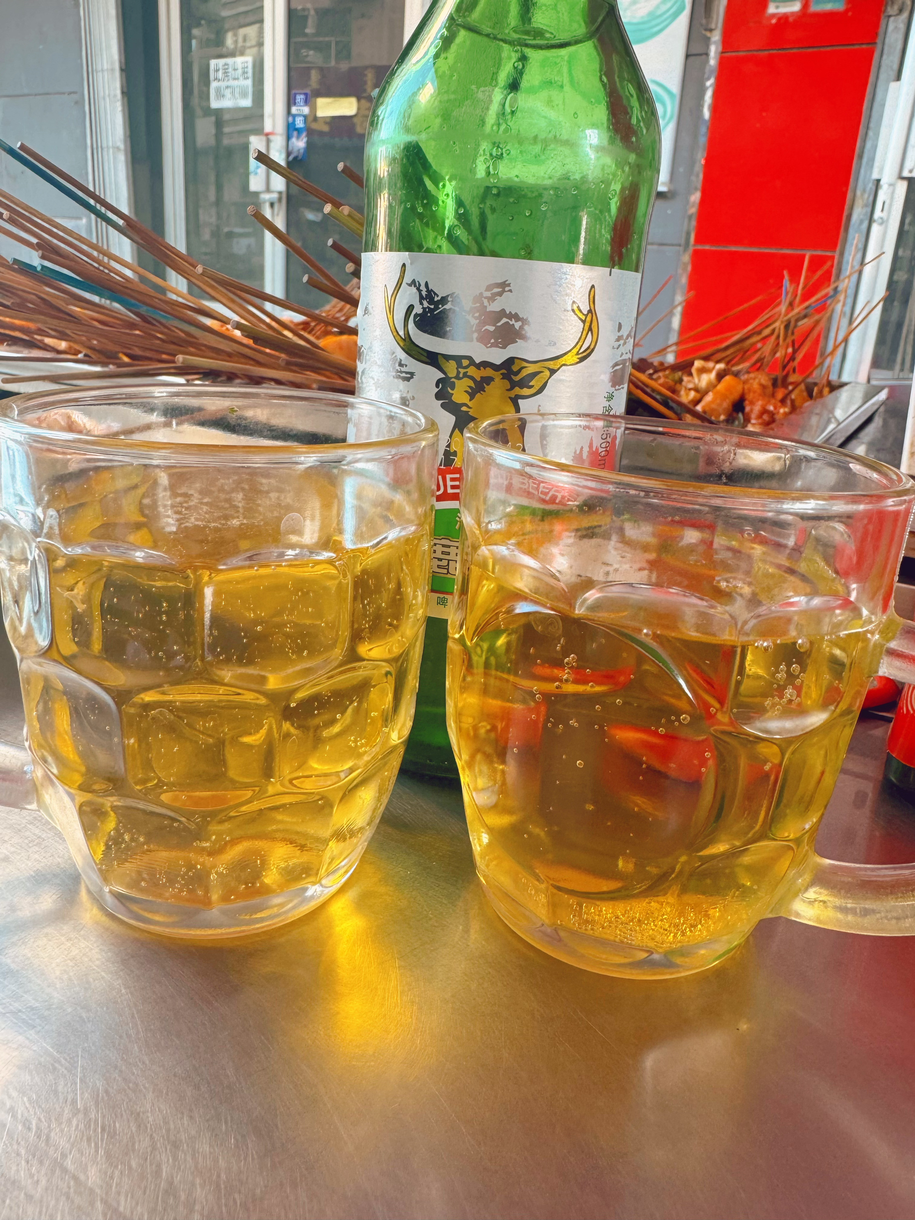 和大哥出来撸个串