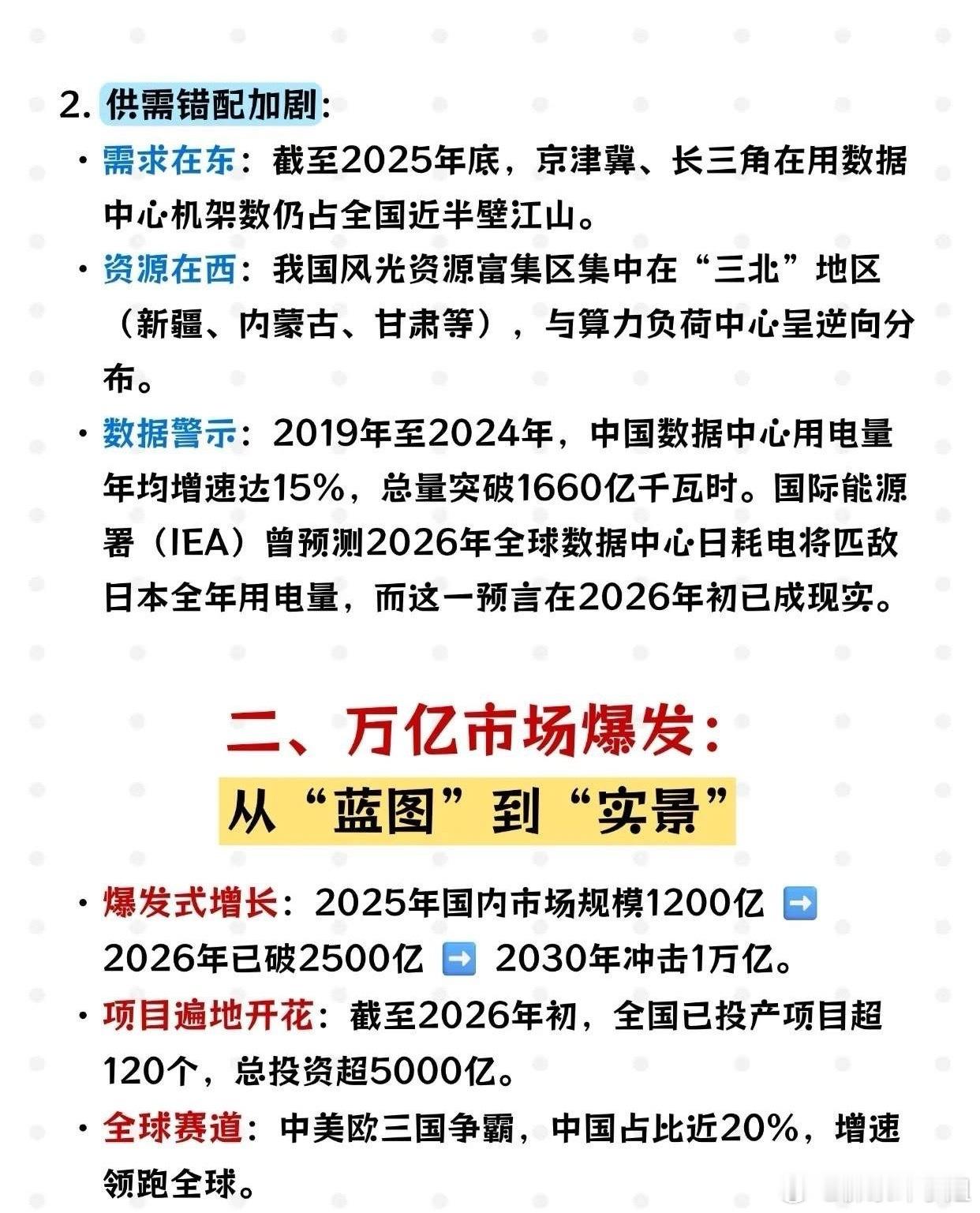 算电协同：重塑能源&算力全新格局1、核心定义依托新型电力系统、全国一体化算力网络