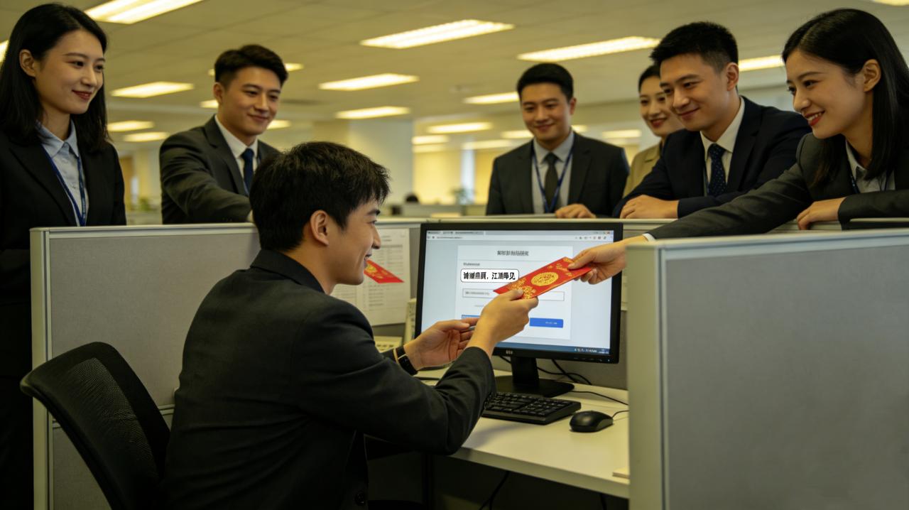 小陈离职那天，挨个给同事发了红包。金额不大，每人8.88元，备注写着：“谢谢照