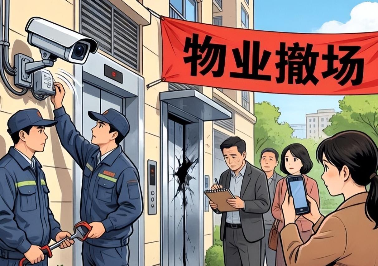 小区物业跑路潮来袭：500强净利润率跌超70%，业主该找谁？浙江某小区最近成