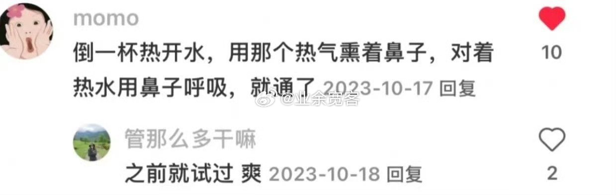 有鼻炎的可以试试