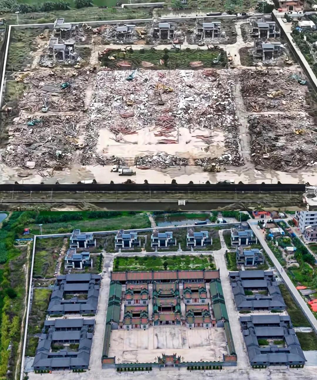 陈家10亿建造的“英之园”被夷为平地！刚刚特地去问了汕头的朋友，为什么看见网