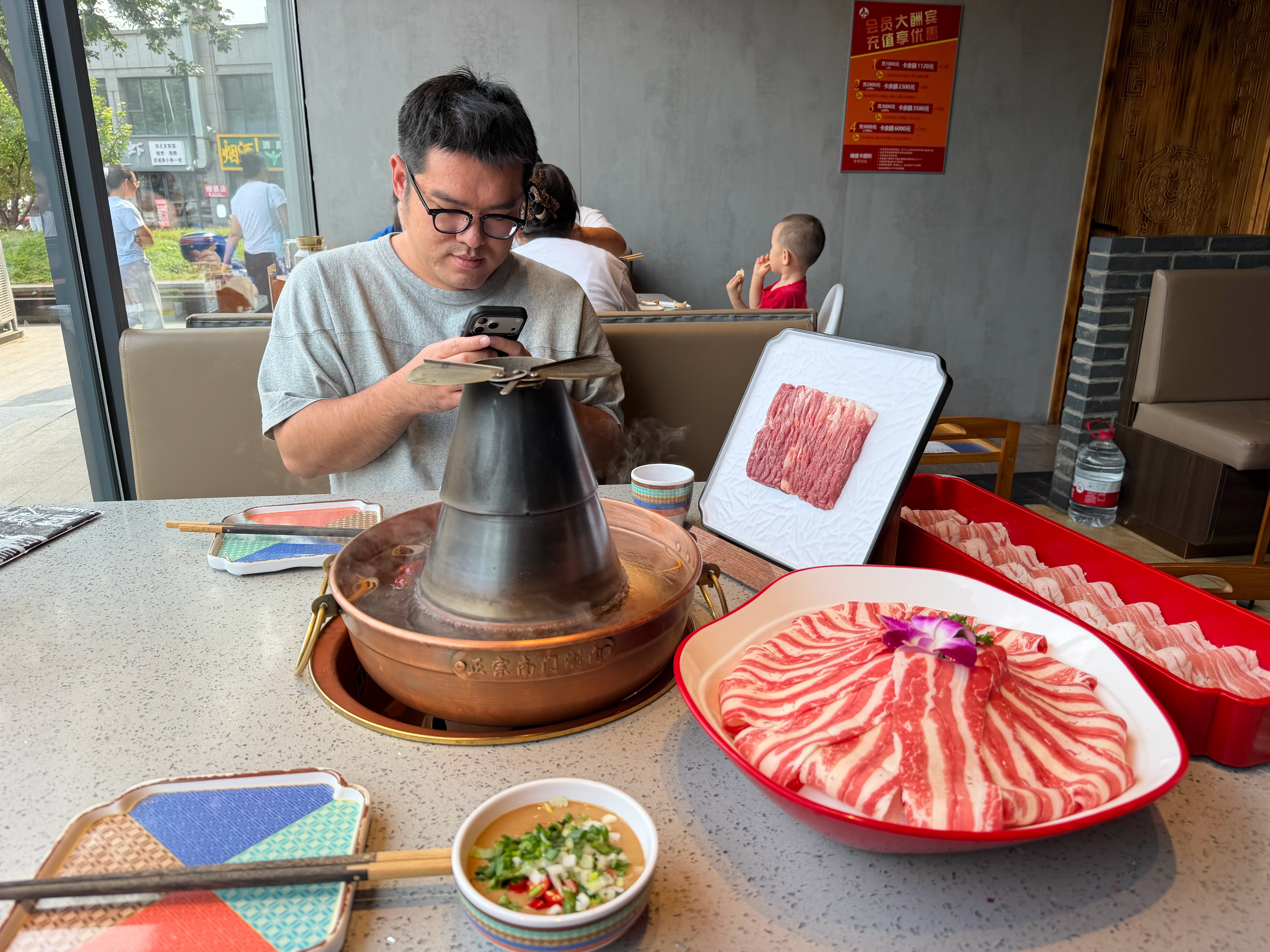 来北京，时间再紧，涮肉还是得整一顿的！​​​