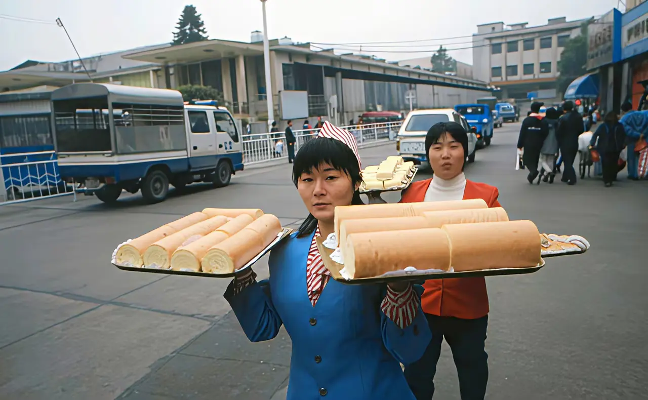 1998深圳送餐，那时候的蛋糕一定很好吃吧