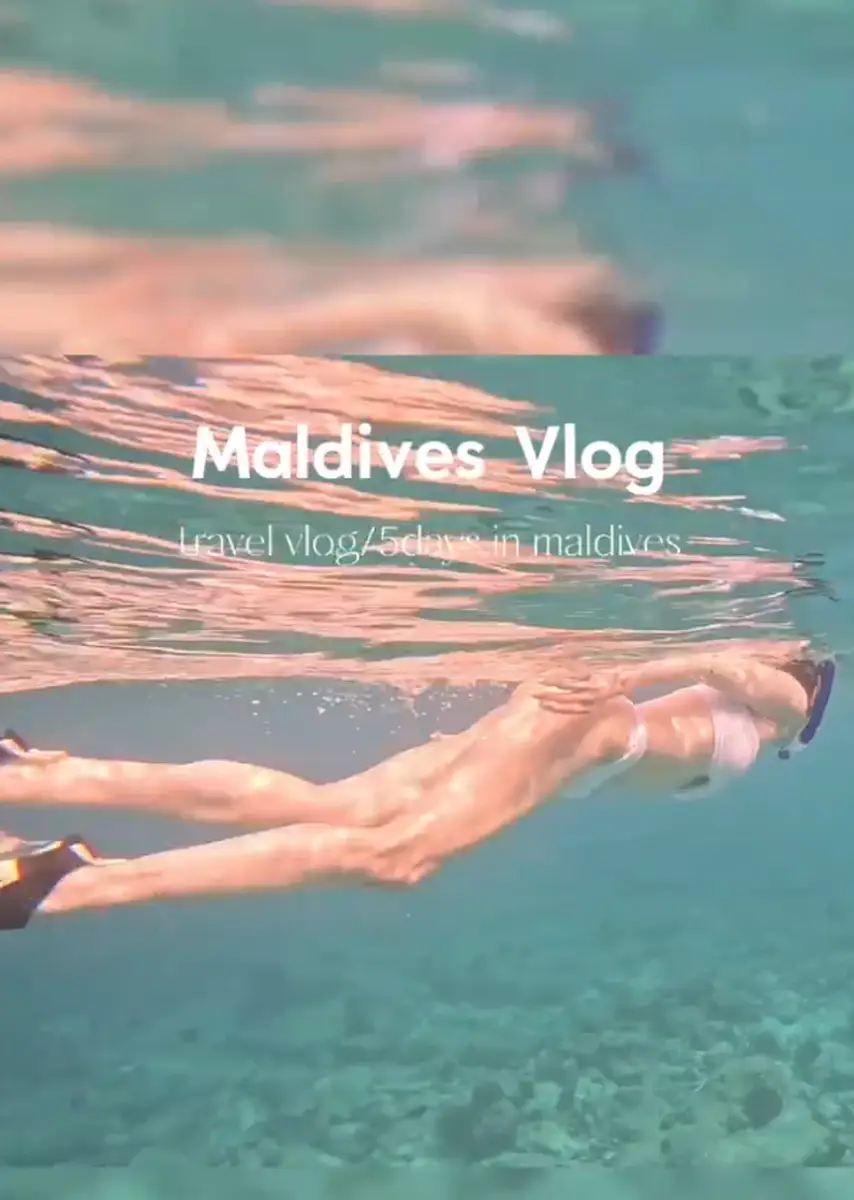 钟楚曦晒马尔代夫旅游Vlog！海中潜泳展露曼妙身姿