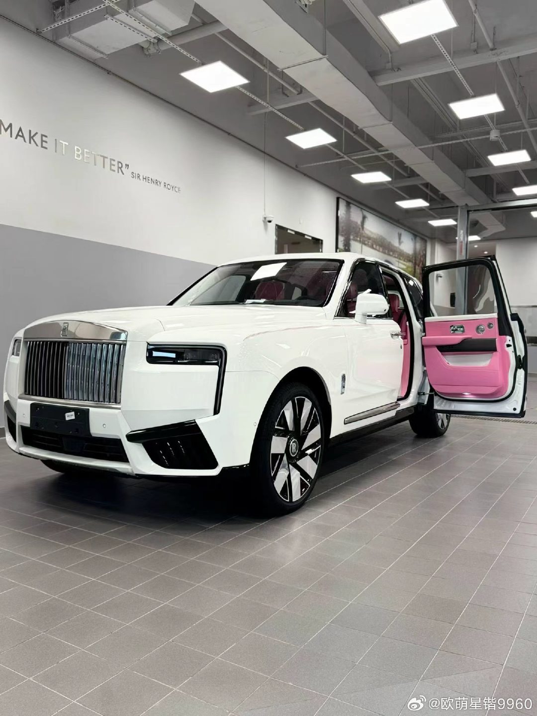 高级定制皮革颜色BlushingPink🤩#劳斯莱斯汽车​
