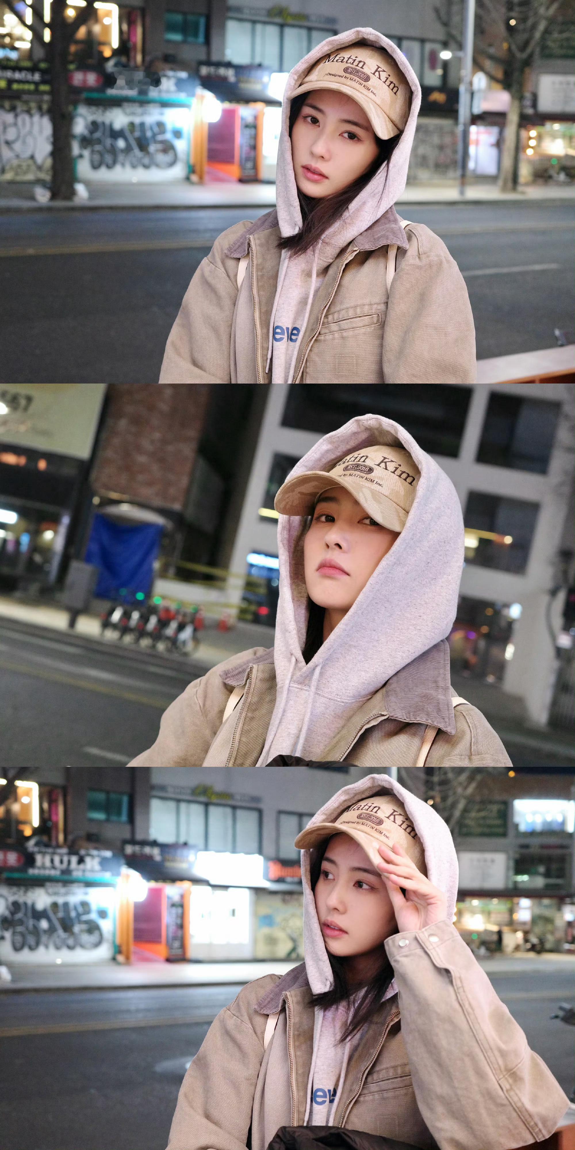 白鹿在韩旅游明信片这个鹿鹿子在初八复工的第一天，给俺们送来了韩国旅游明信片！复工