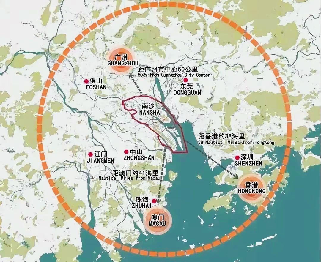 大家为何南沙寄予那么的期望？就是因为南沙拥有大湾区最好的地理位置，就是因为广州投