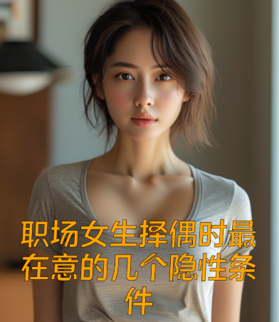 职场女生择偶时最在意的几个隐性条件