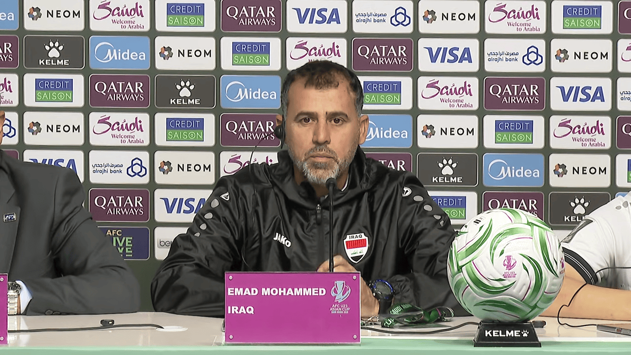 伊拉克主帅: 0-0算是一个不错的开局, 希望之后人员能够齐整