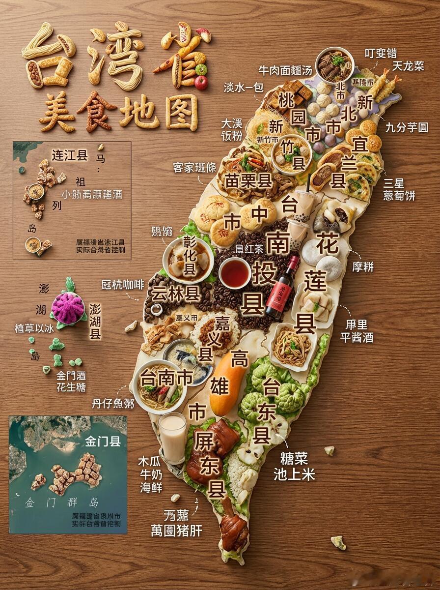 台湾省美食集锦美食