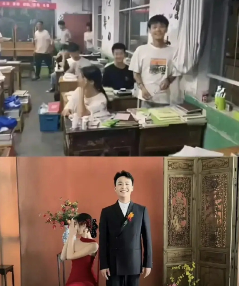 跟同桌结婚,真的不多吧?觉得好幸福