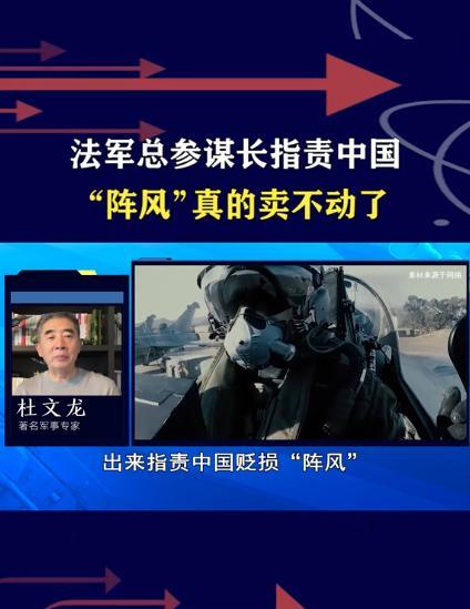 阵风卖不掉，法军总参谋长急啦！公开指责歼10C击落阵风破坏阵风名声。观察者网报道
