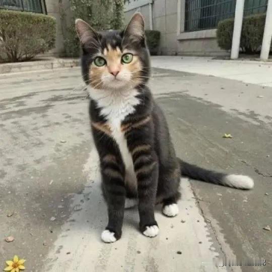 披着狸花皮[大笑]的橘猫​​​