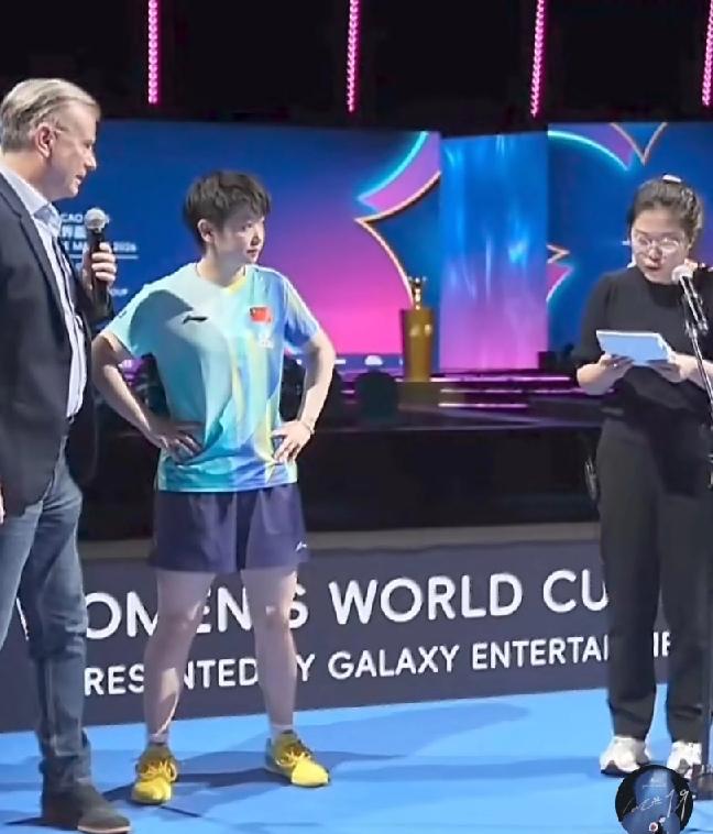 惊险晋级，赛后孙颖莎：赢得非常不容易，对手非常出色。1、谈对手汉娜高达才1