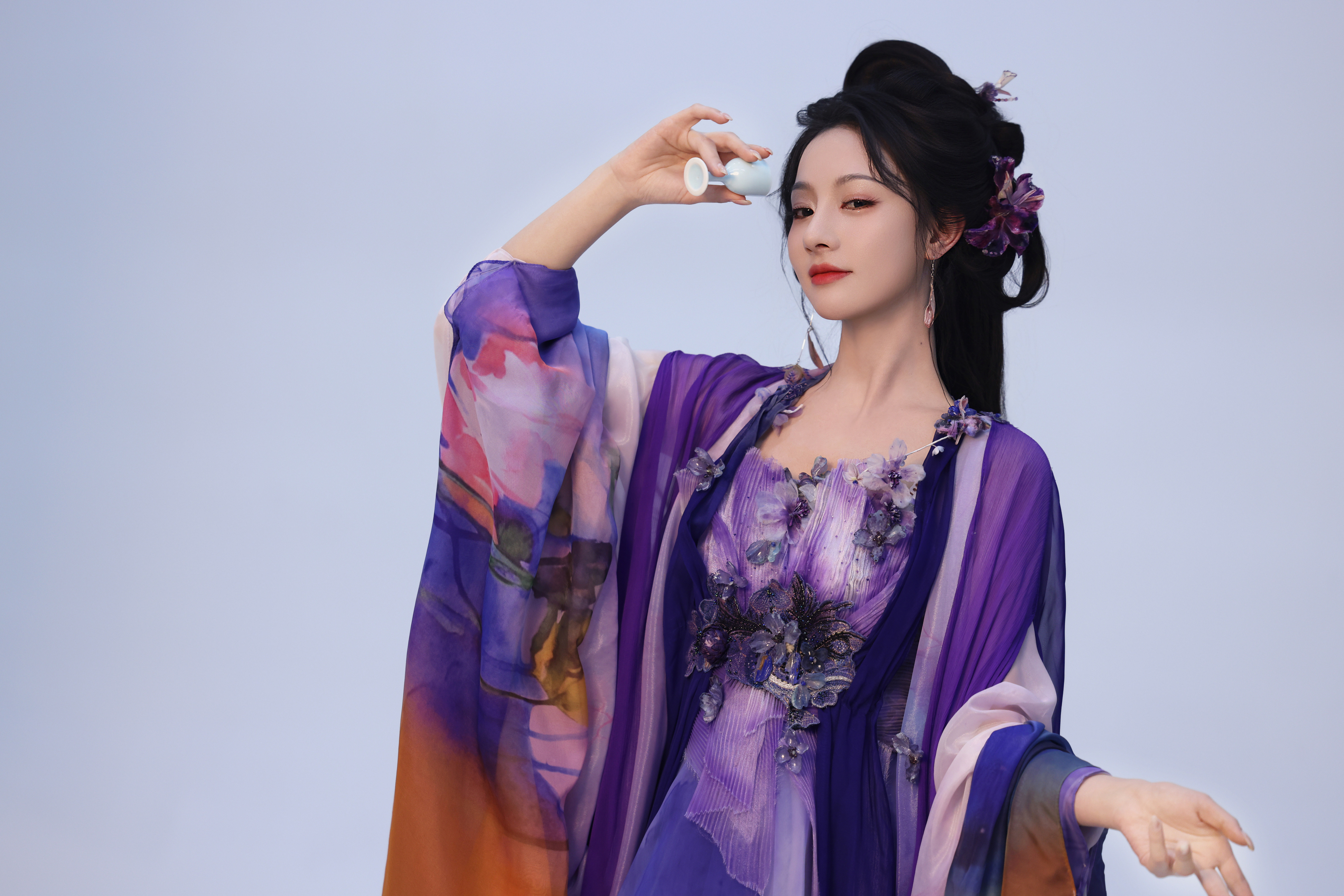 漂亮！朱丽岚《入青云》浮月☽紫衣​​​