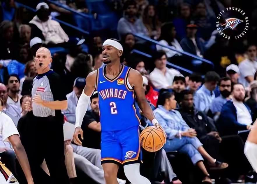 有一说一！半场数据雷霆队67-68爵士队，看看球员得分数据！亚力山大，8投