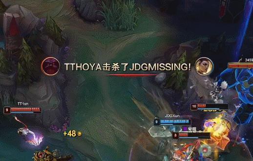 【2025LPL第二赛段TTvsJDG】第14分钟，1xn被塞恩开到，JD