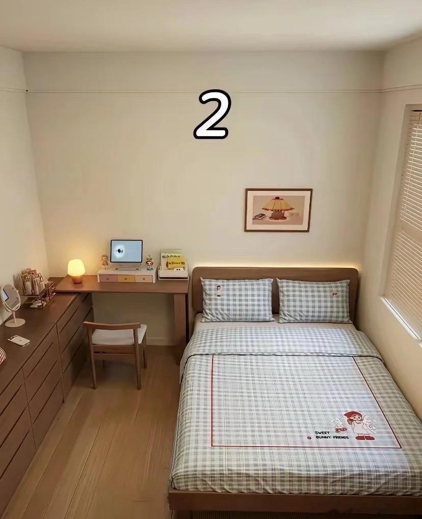 如果这是你的房间你会选1还是2？
