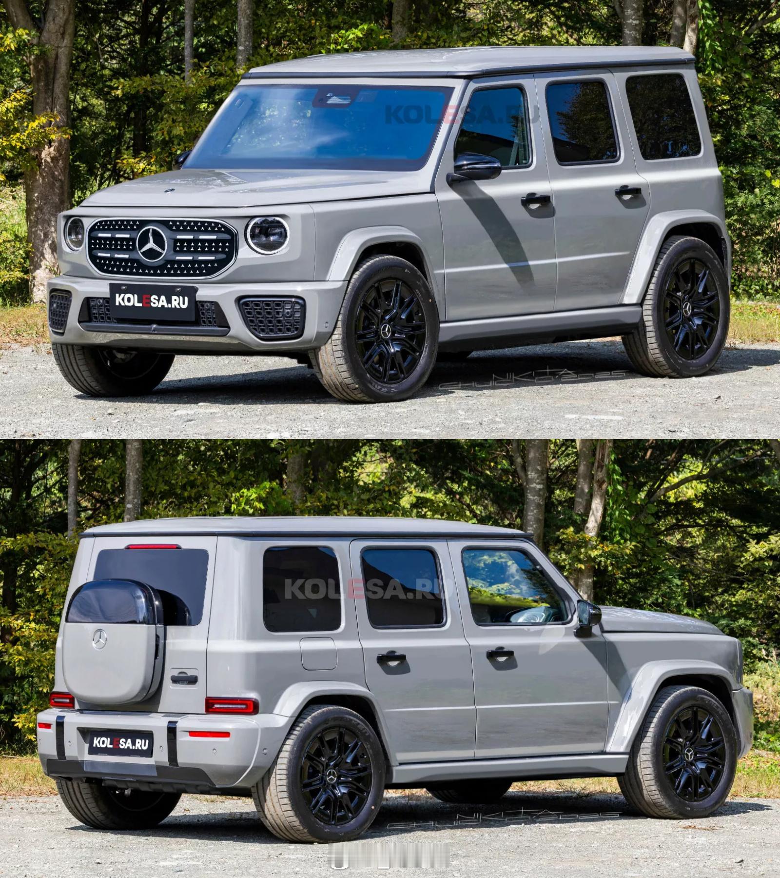 全新奔驰小G渲染效果图全新奔驰小G渲染效果图1vs效果图2，大家觉得哪个更