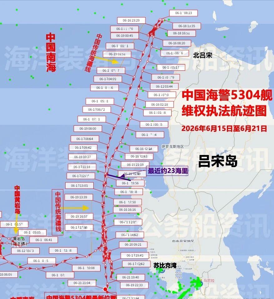 求锤得锤！菲律宾抱怨中国海警舰驶出十段线，紧贴吕宋岛来回航行真的是求锤得锤，