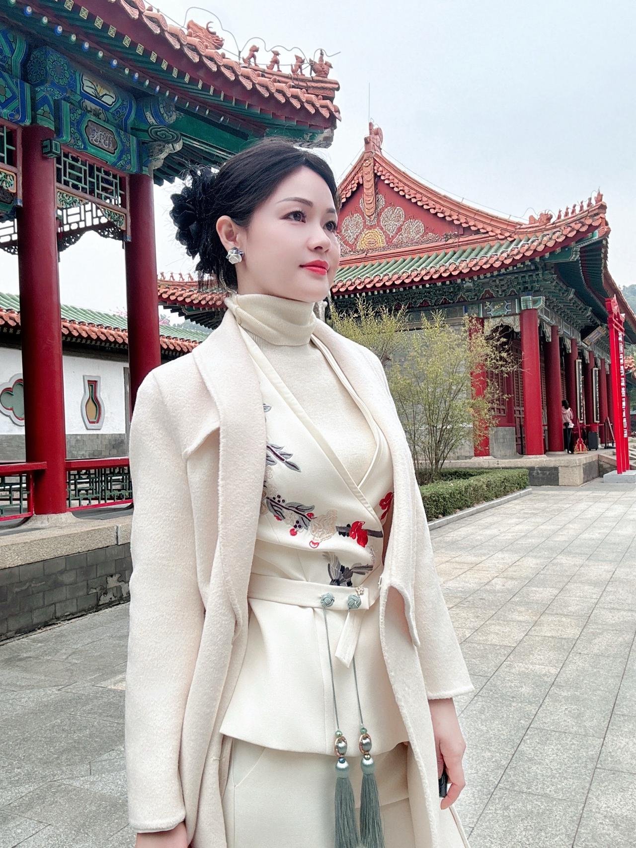 月满西楼，我在等风，也在等你中式服装