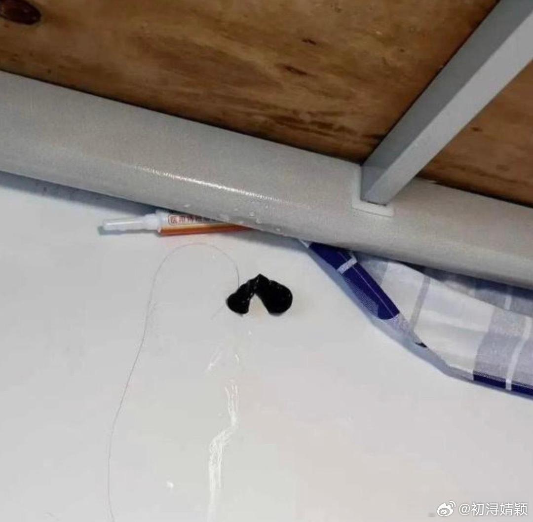我的天哪，这是上铺室友掉下来的，我要怎么提醒他啊？郁闷死了￼……