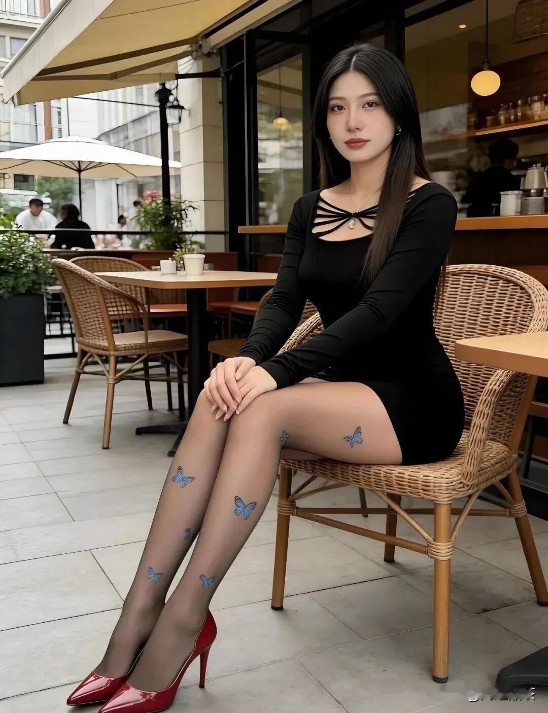 性感丝袜，优雅迷人。