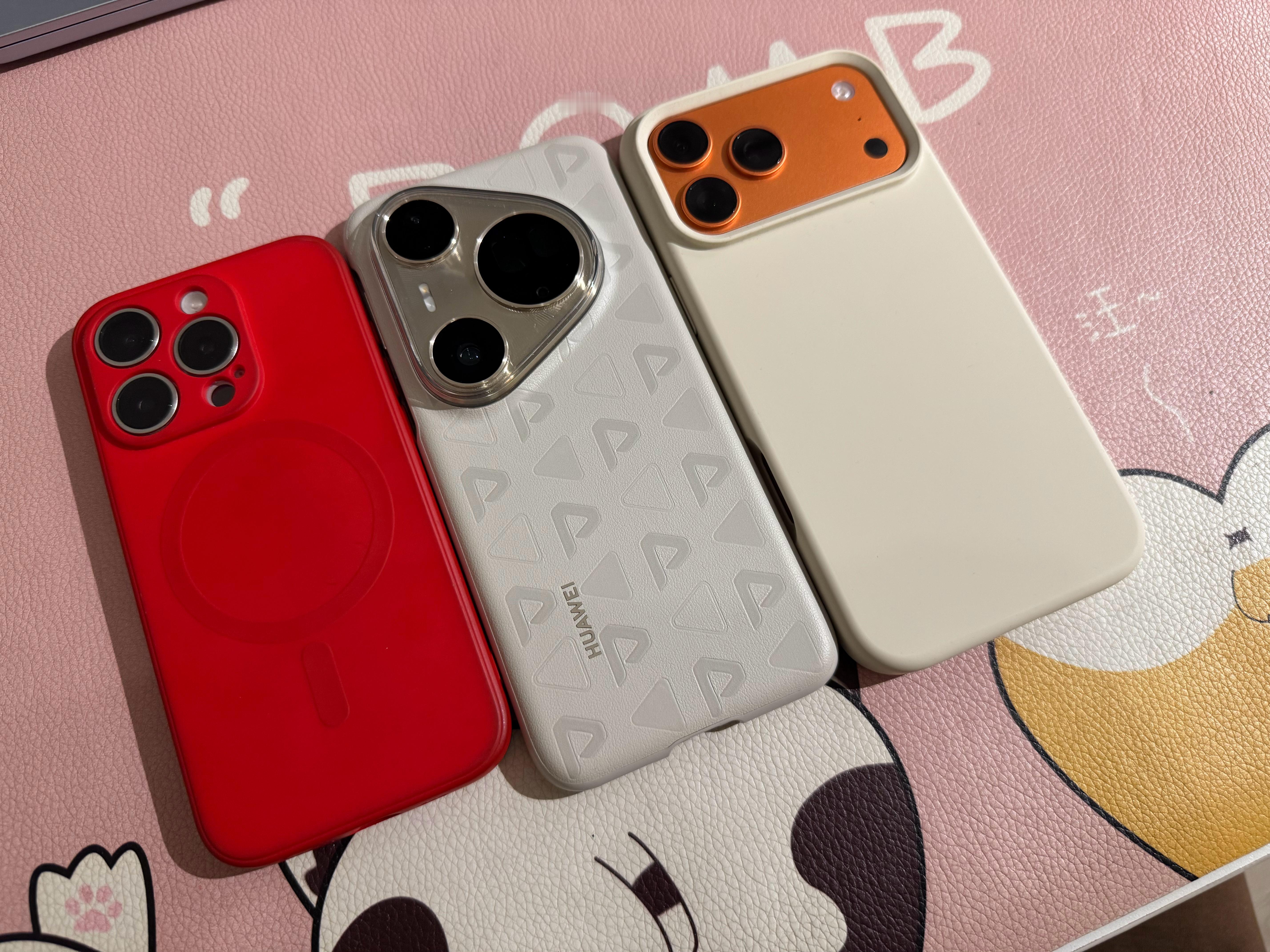 原来用iPhone15Pro，觉得Pura80Ultra沉。现在用i