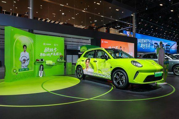 第二十三届广州国际汽车展览会开幕当天，长城汽车欧拉品牌在4.1号馆长城汽车展