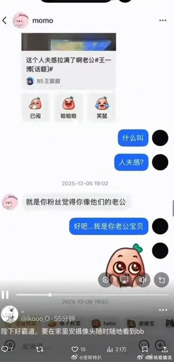 谁宝贝？王一博聊天记录