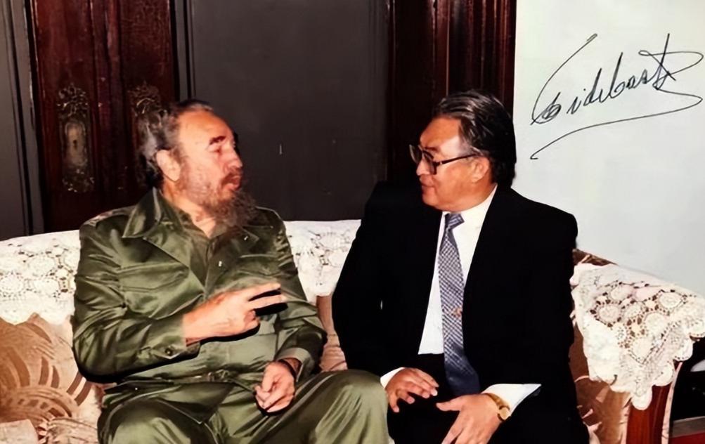 1994年，卡斯特罗来中国大使馆吃饭，在菜园里发现中国黄瓜，觉得长相很奇怪，就摘