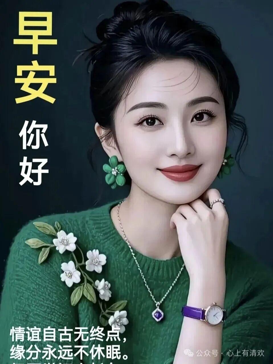 精选最新版美女早安漂亮图片，平安喜乐，得偿所愿！