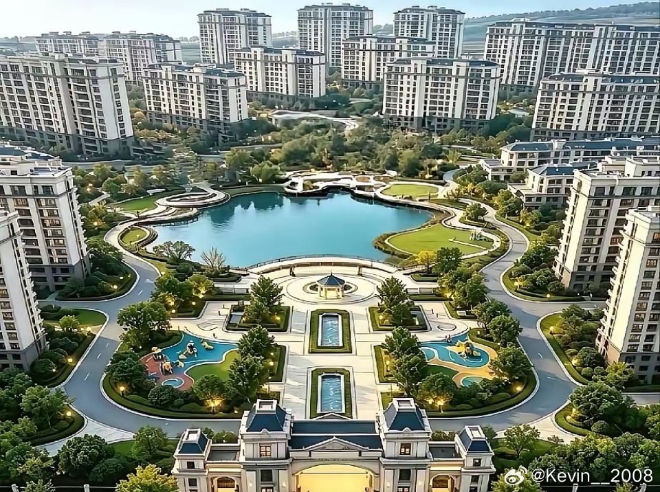 全世界造价最高的小区大门，河南新乡的御湖据说这个小区大门的造价花了2亿，搞笑的是