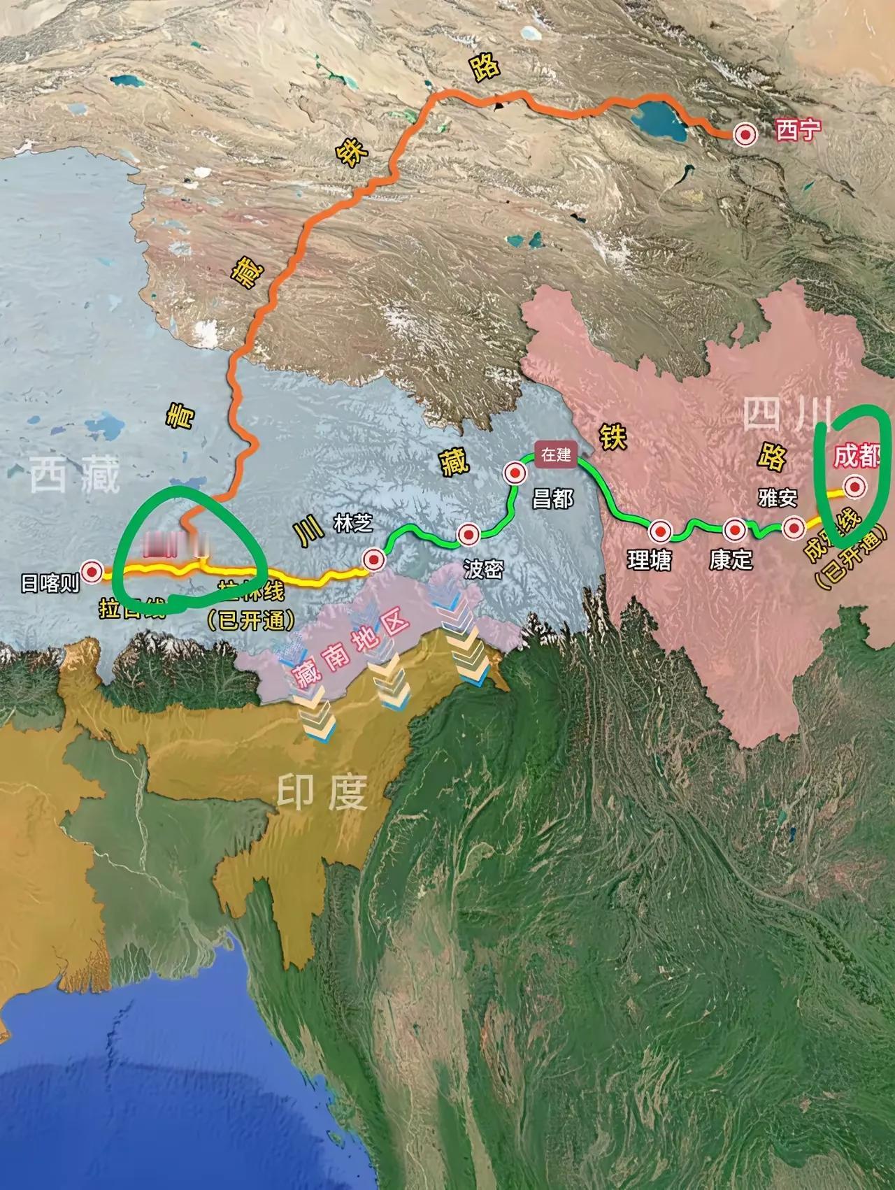 川藏铁路，可以说是本世纪中国铁路史上的一个伟大工程。川藏铁路，全里程达180