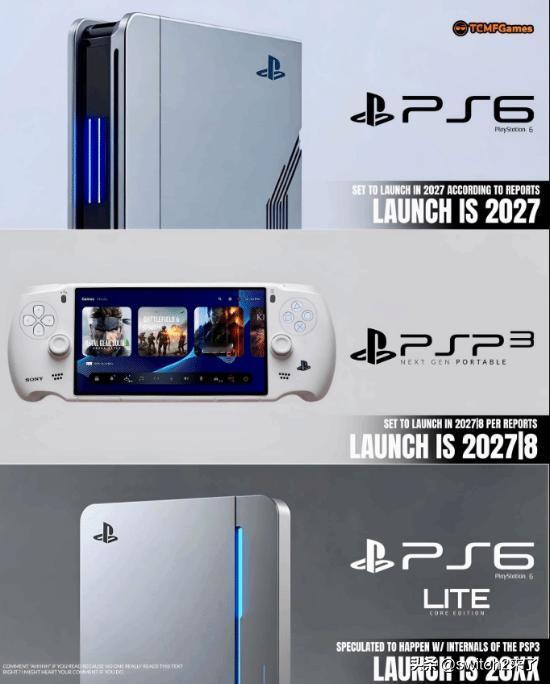 推主TCMF2近日汇总了多方爆料，披露了PlayStation6系列的硬件规划