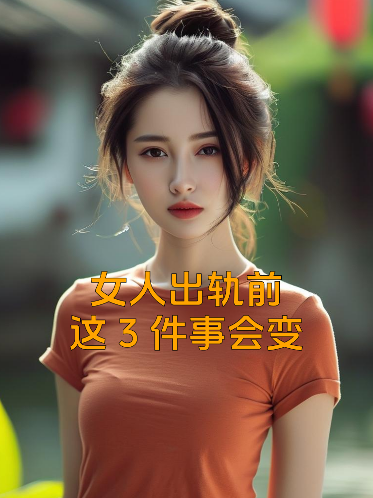 女人出轨前，这3件事会变